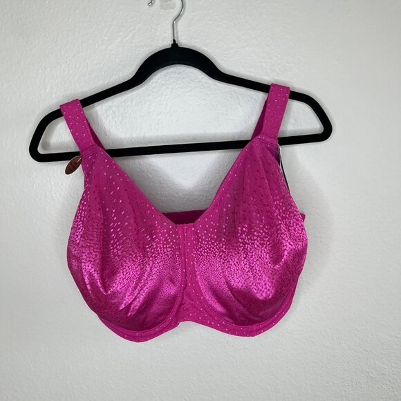 Wacoal Womens Pink Bra US 40K Underwire Back Appeal Underwire 855403 - Picture 2 of 6